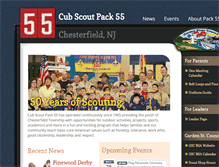 Tablet Screenshot of chesterfieldpack55.org